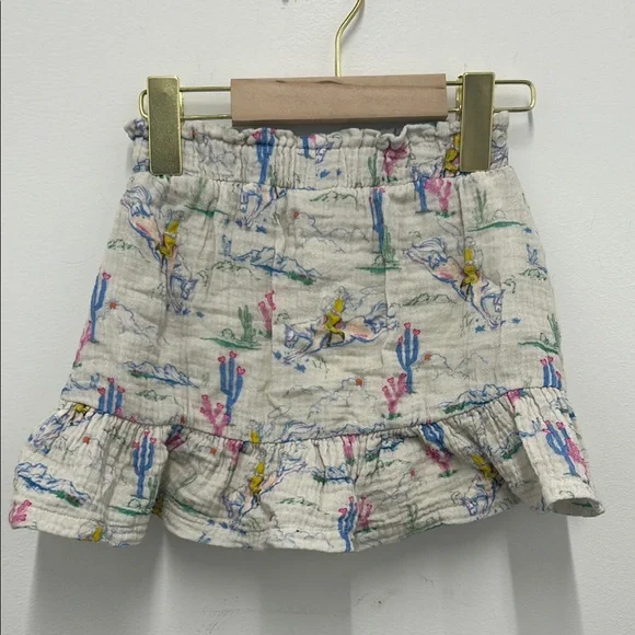 Floral Print Ruffled Skirt with built in shorts *new* - Picture 1 of 3
